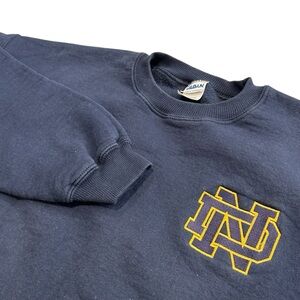 Gildan‎ Navy Blue Crewneck Collegiate Sweateshirt with Large